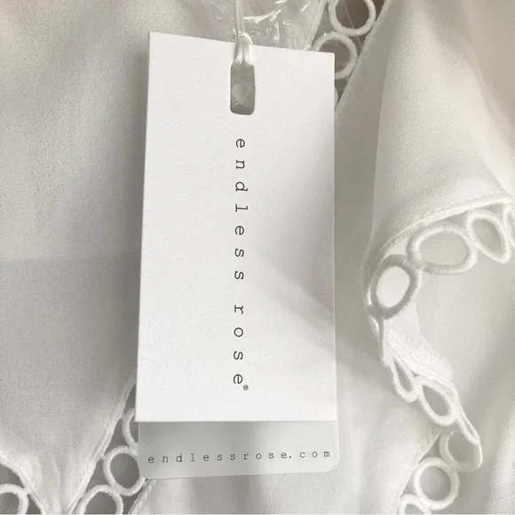 NWT Endless Rose Ruffle Long Sleeve Blouse - Picture 4 of 4